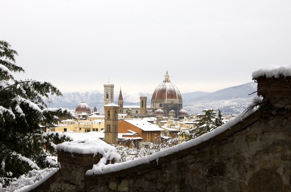Florence in the Snow, December 2009 Florence On Line