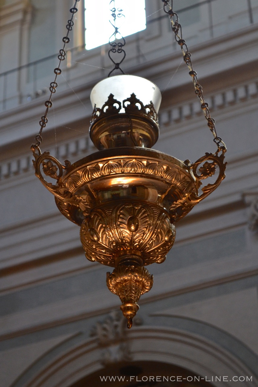 A lantern, probably originally for candles or a torch of some kind